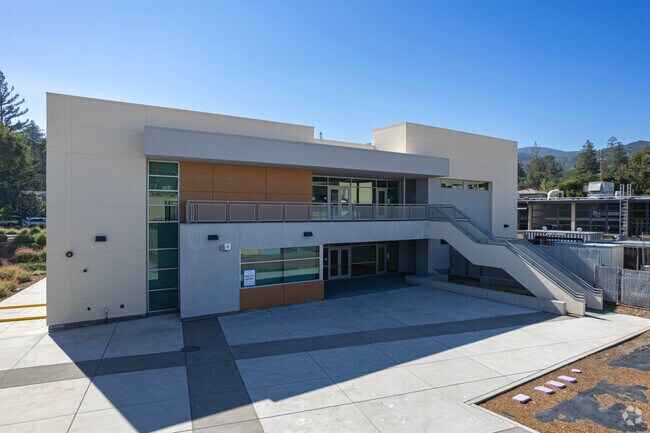 This is one of the newer building on the Los Gatos High School campus in the Monte Sereno area.