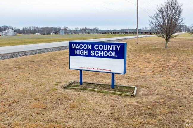 Macon County High School has a student population of 913 as of 2023.