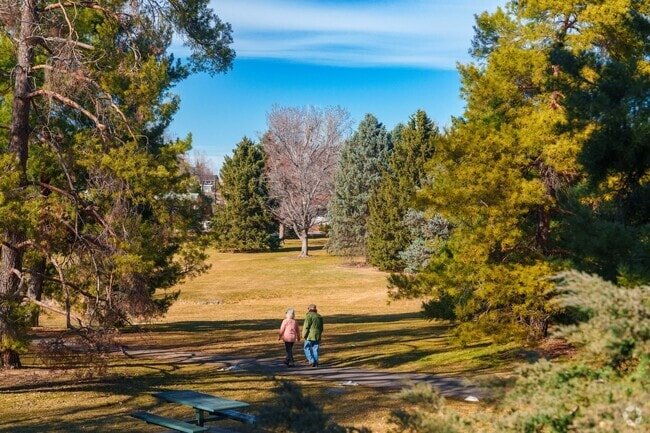 Harvard Gulch Park has multiple distinct outdoor areas to enjoy.