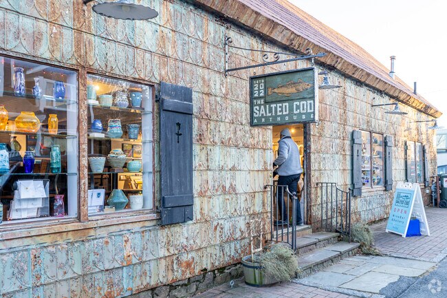 East Gloucester residents can check out the Salted Cod Art House in the Rocky Neck area.