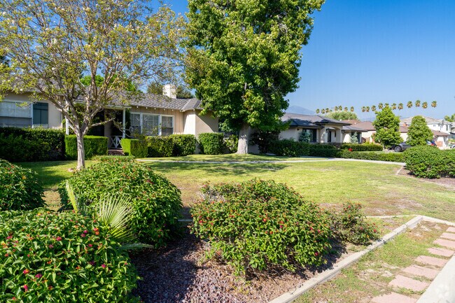Homes in East San Gabriel have nice front and back lawns and are well-maintained.