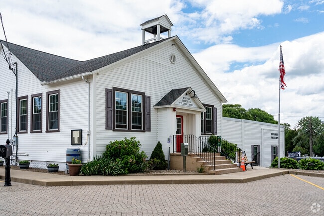 The Village Hall and Police Department serve the residents of Boston Heights.
