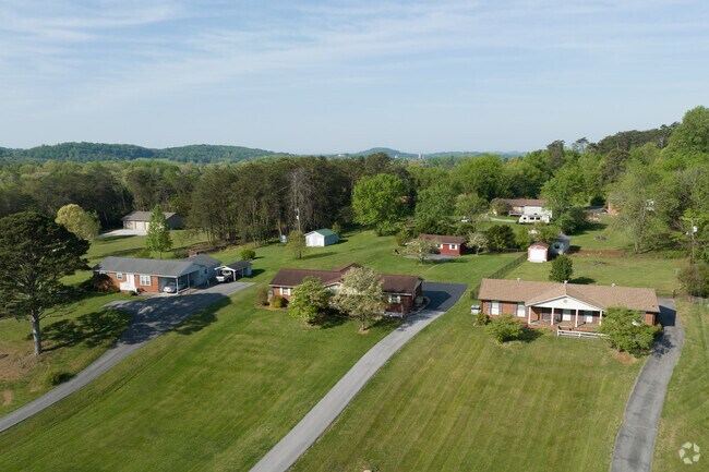 Ranchers with large yards are scattered throughout the Sevier Home neighborhood.
