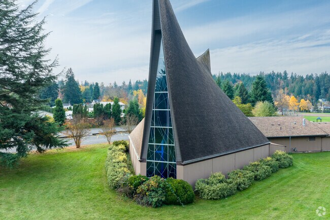Oatfield residents recognize the architecture of the Clackamas United Church of Christ.