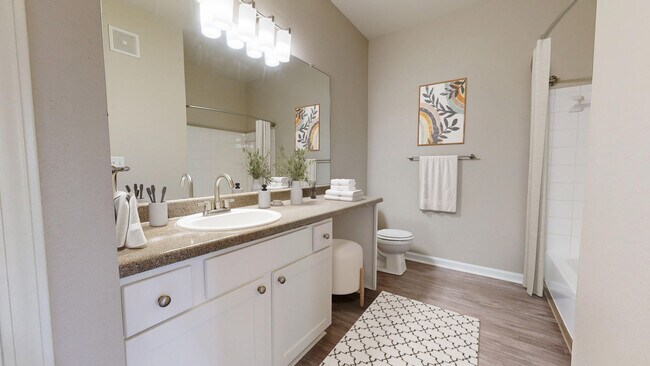 Bathroom with Vanity & Bath