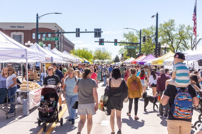 The Parker Farmers Market is the place to be on a Sunday morning.