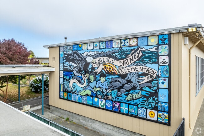 Alice Birney Elementary School encourage students to think creatively.