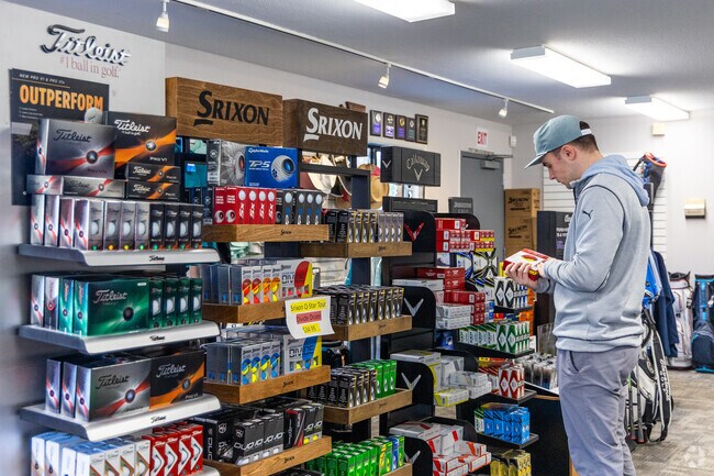 The Nile Shrine Pro Shop near Gateway provides gear and accessories for golfers.