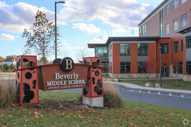 Beverly Middle School is large newer building in Beverly.