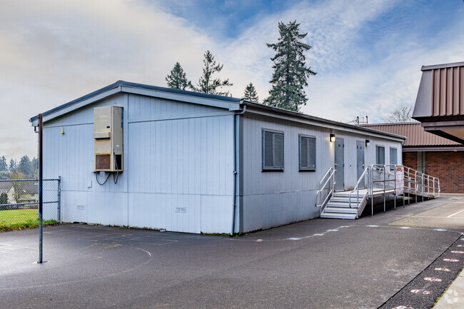 Portable classroom provide extra learning space for Riverview Elementary School.