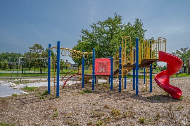 Kids can take some energy out at the playground at Bradby Park in the North End.