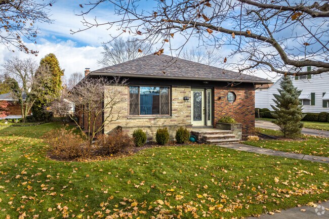 A modest stone bungalow in the Wyoming, PA.