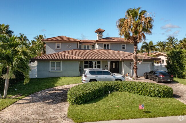 Charming Spanish Eclectic Homes in The Cove Neighborhood, Deerfield Beach, Florida.