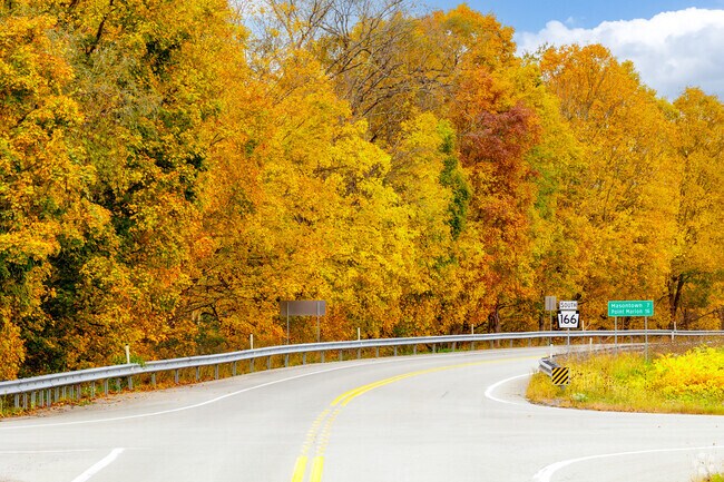 Fall colors in Luzerne Township really come alive in October.