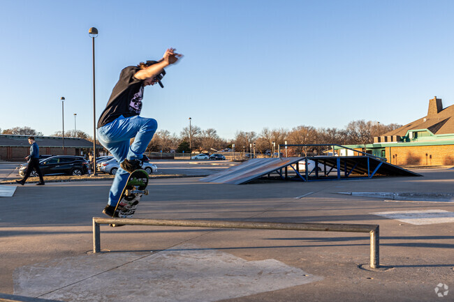 Practice your skating skills at Edgemoor Park, just around the corner from MacDonald.