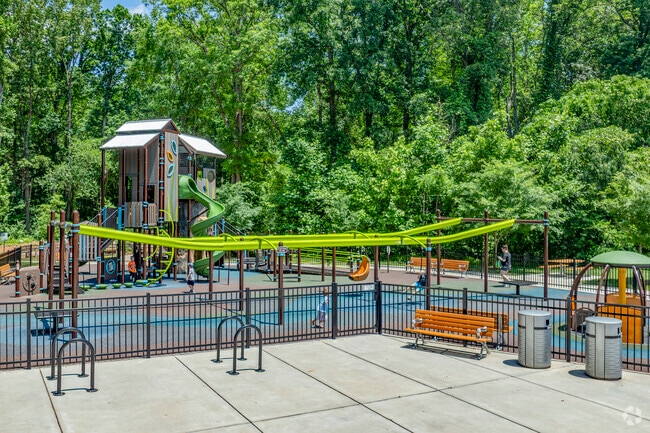 Torrence Creek Greenway in Huntersville offers playgrounds and other visitor stops.