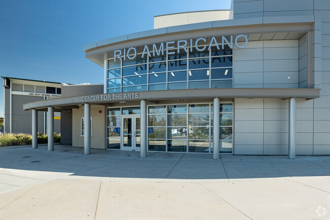 Here's an image of Rio Americano High School's Center For The Arts.