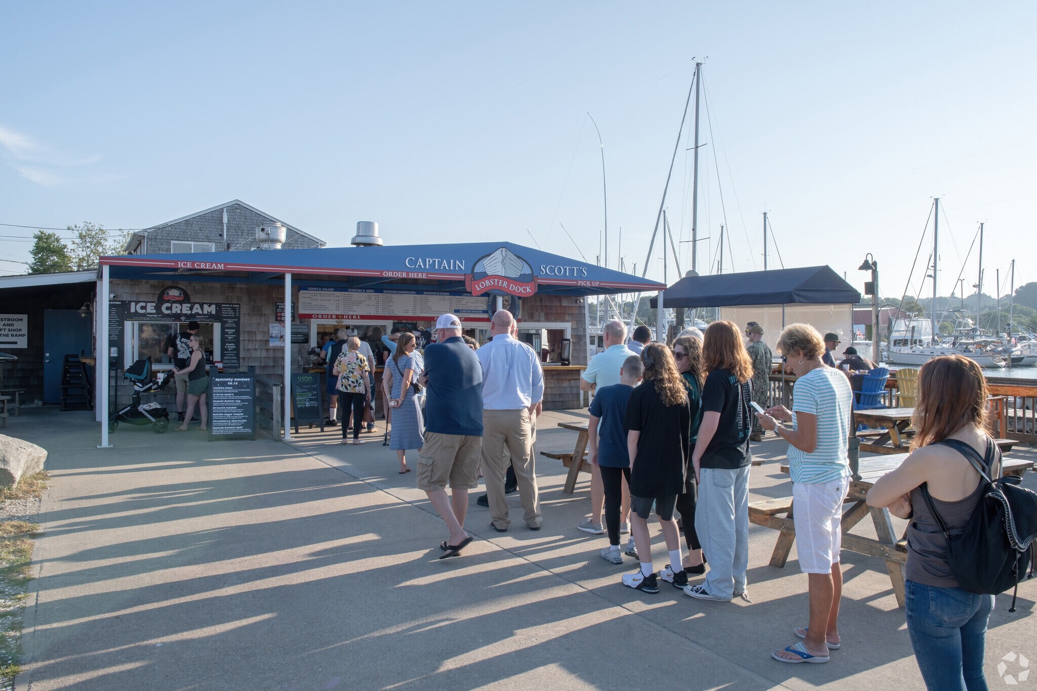 The line is long, but the wait is not and the food is worth it at Captain Scott's in Willetts.