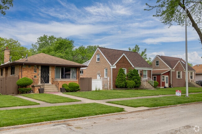 Burnham is a great place to size down in a minimal traditional brick home.