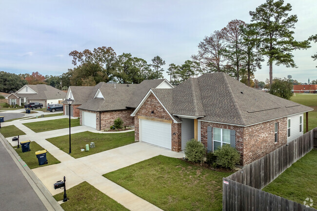 The newer homes in Mills North offer open floor plan designs and modern upgrades.