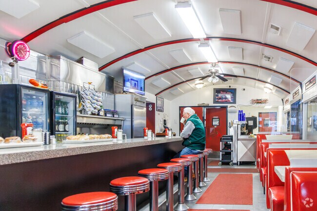 Set in a neon-lit building, the Broadway Diner in Endwell serves up American classics for breakfast, lunch and dinner all day long.