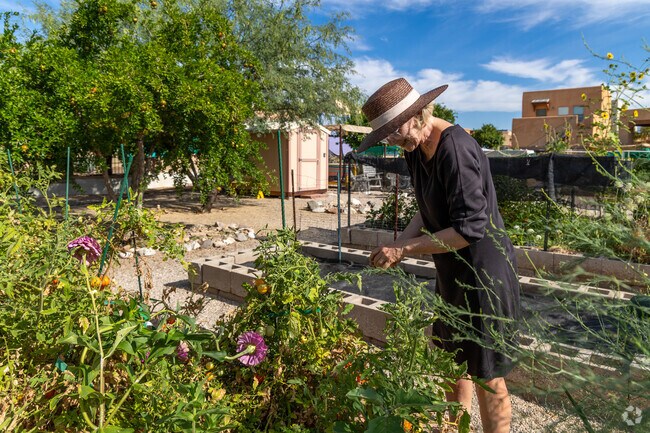 The Civano Community Garden has plots that residents can tend to, and is accessible 24/7.