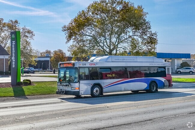 Cota Bus line number 1 has several bus stops on East Main Street in Pine Hills.