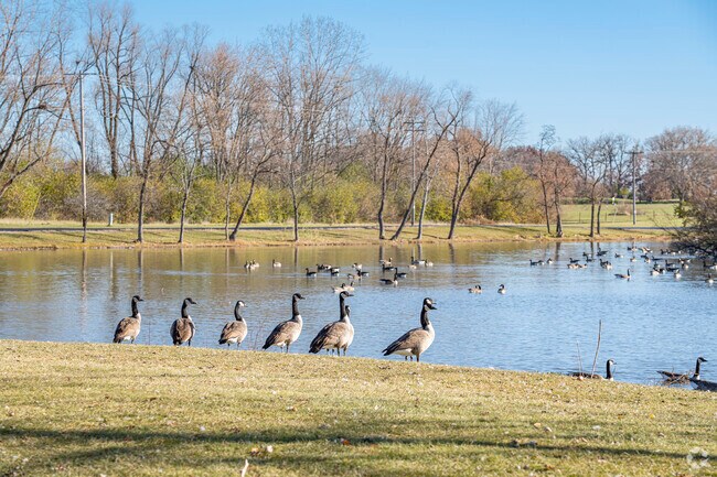 The Village of Pleasant Prairie residents can enjoy one of the many lakes and ponds.