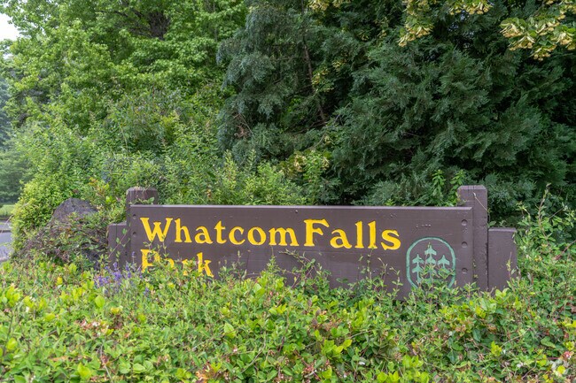 Whatcom Falls Park is an anchor of the neighborhood.
