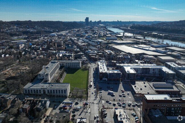 Lower Lawrenceville is not far from Downtown Pittsburgh.