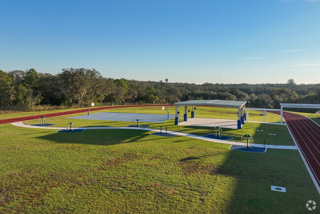 Magnolia School has a large physical education area.