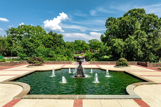 Cross Creek Linear Park is located in Downtown Fayetteville.