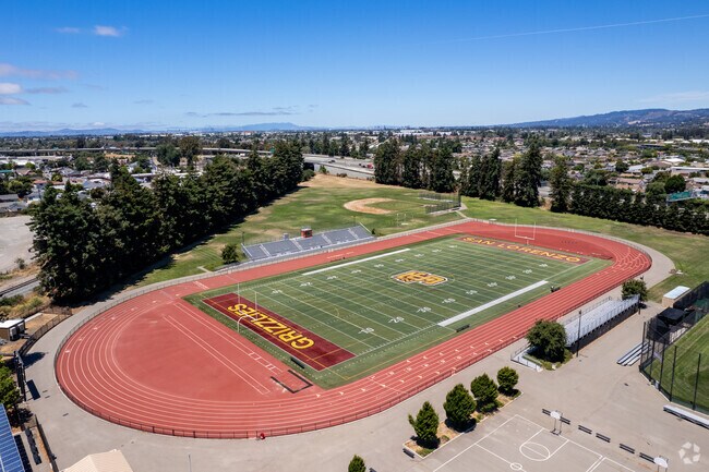 San Lorenzo High School has a wonderful football field located in Ashland, San Leandro CA.