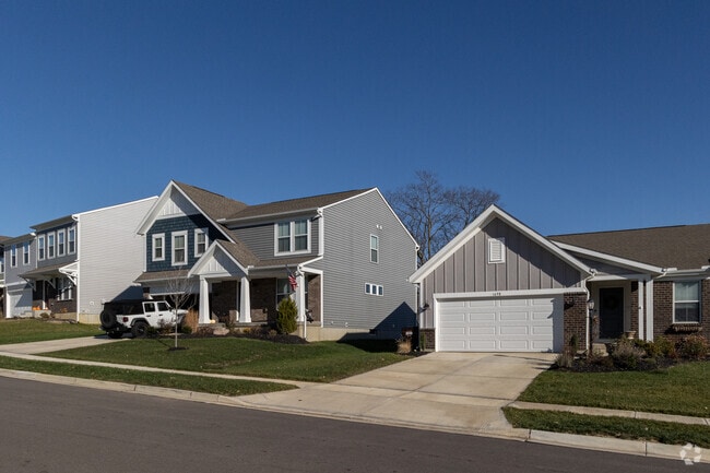 New homes in Fairborn offer Craftsman and modern farmhouse flair.