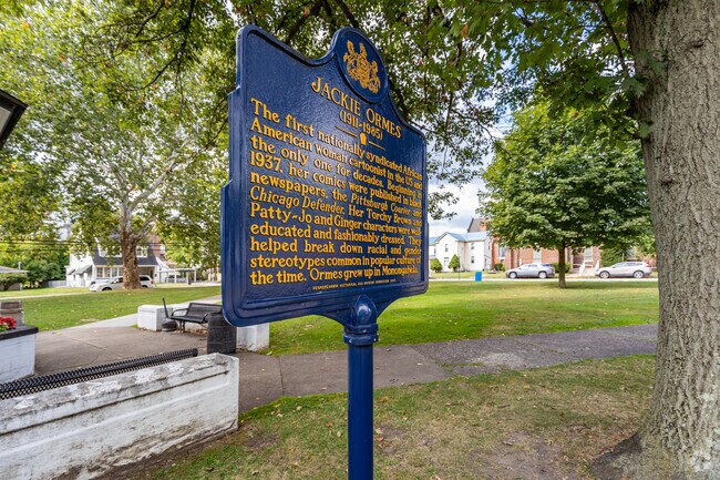 Cartoonist Jackie Ormes grew up in Monongahela.