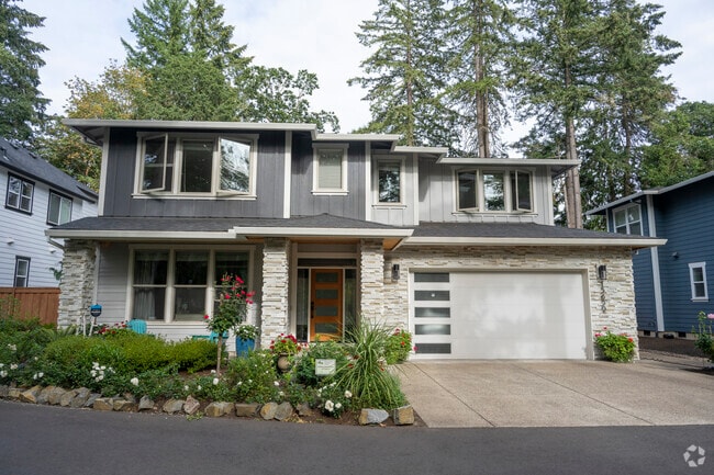 The Waluga neighborhood also houses larger homes.