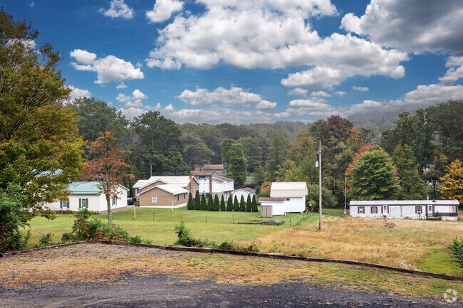 Home styles vary in this rural community.