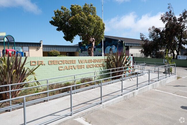George Washington Carver Elementary School in San Francisco.