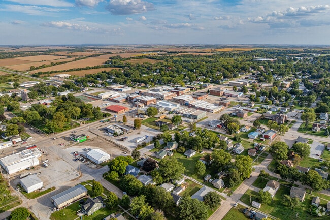 Auburn is surrounded by farmland stretching as far as the eye can see.