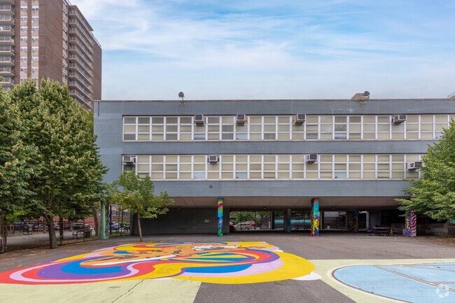 Alphabet City's beacon of learning: PS 34 Franklin D Roosevelt.
