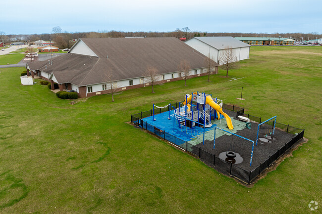 Emmanuel Christian School has a playground for the younger students.