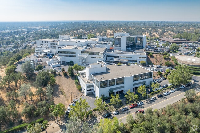 Mercy Medical Center sits atop a hill in Starlight.