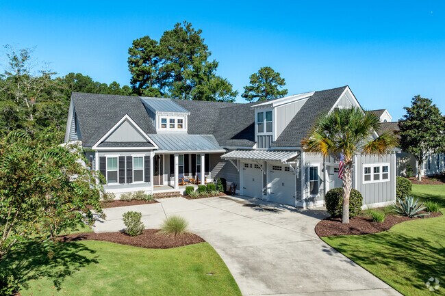 You can find craftsman inspired homes in the Hampton Hall neighborhood.