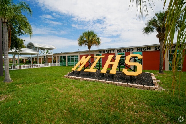 Merritt Island High School has a lot of school spirit.