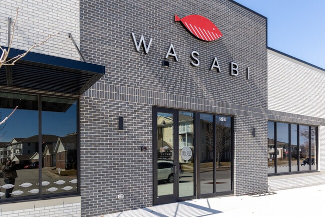 Onion Creek residents can grab a plate of sushi at nearby Wasabi.