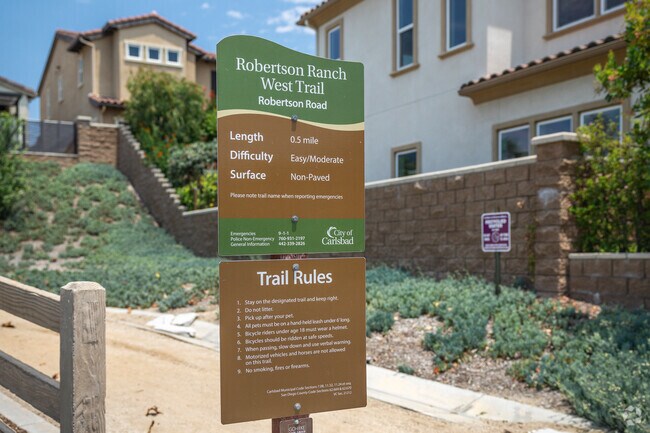 Take a leisurely stroll along the neighborhood trails in Robertson Ranch.