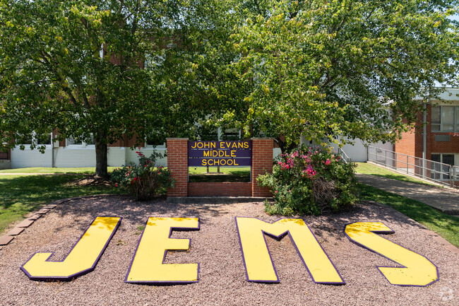 John Evans Middle School offers a nurturing learning environment.