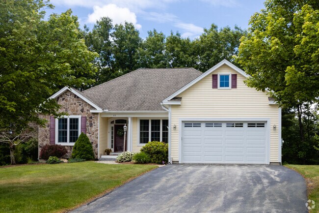 This one-story contemporary home is nestled among the trees in Northwest Manchester.