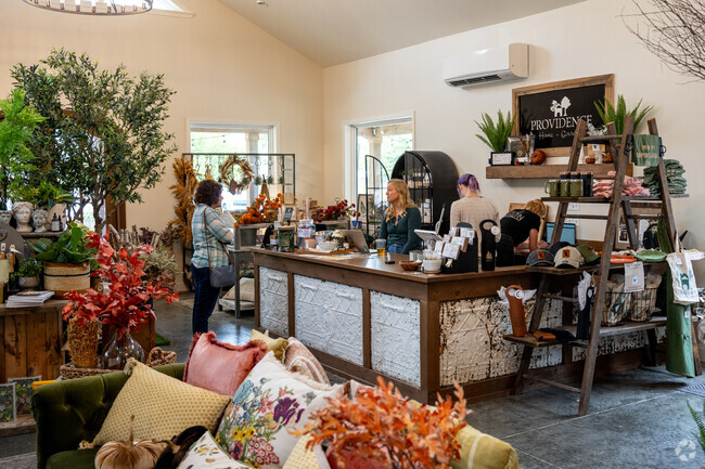 Providence Home and Garden is a West Noblesville treasure, featuring  treats at Cafe Jardin.