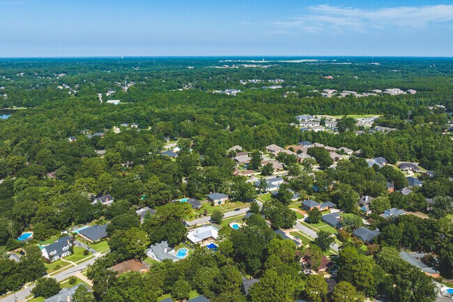 Overton has many beautiful tree lined streets and an abundance of sidewalks.